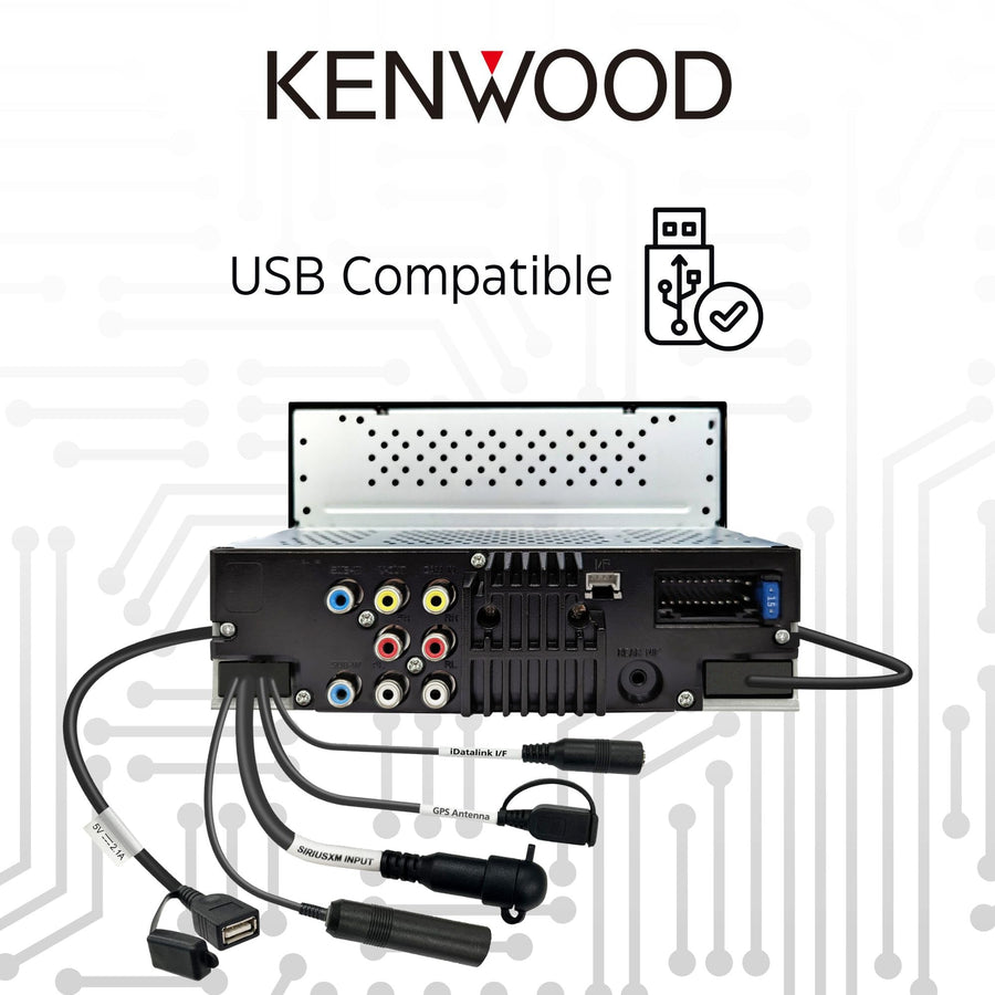 Kenwood DMX5710S 6.8" Capacitive Touchscreen Digital Multimedia Receiver - electronicsexpo.com - Car Stereo Receivers