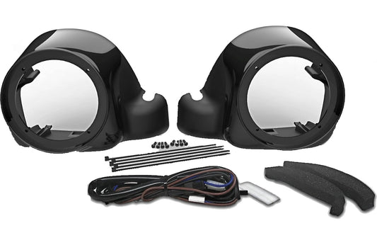 Kenwood Excelon CA - POD14LC Lower Speaker Pods for Liquid - Cooled Harley - Davidson Touring Motorcycles - electronicsexpo.com - Motorcycle + ATV + UTV