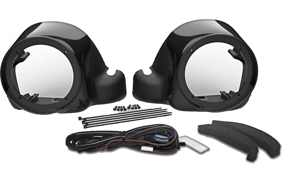 Kenwood Excelon CA - POD14LC Lower Speaker Pods for Liquid - Cooled Harley - Davidson Touring Motorcycles - electronicsexpo.com - Motorcycle + ATV + UTV