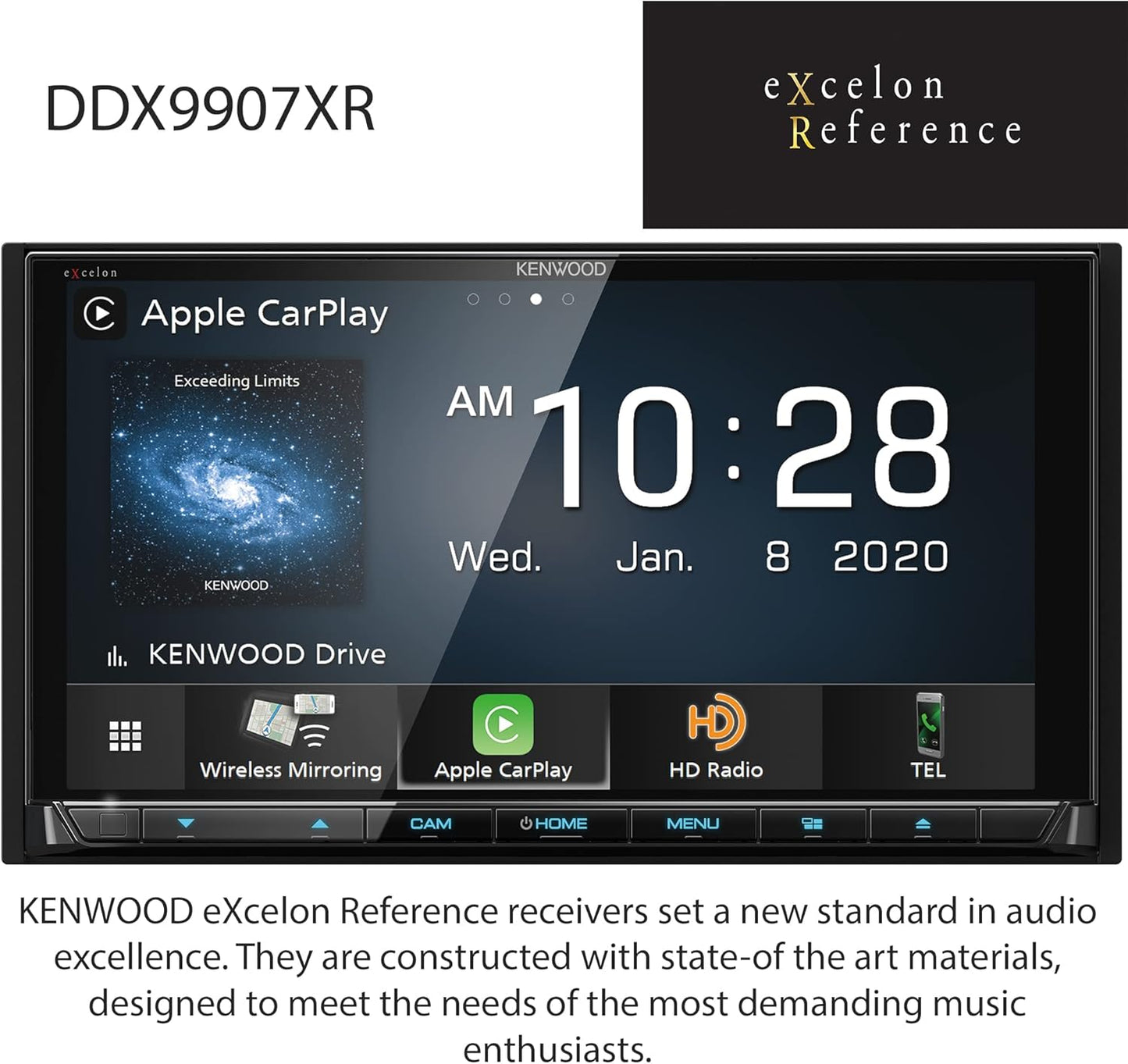 Kenwood Excelon DDX9907XR 6.8" Capacitive Touch Panel DVD Receiver - electronicsexpo.com - Car Stereo Receivers