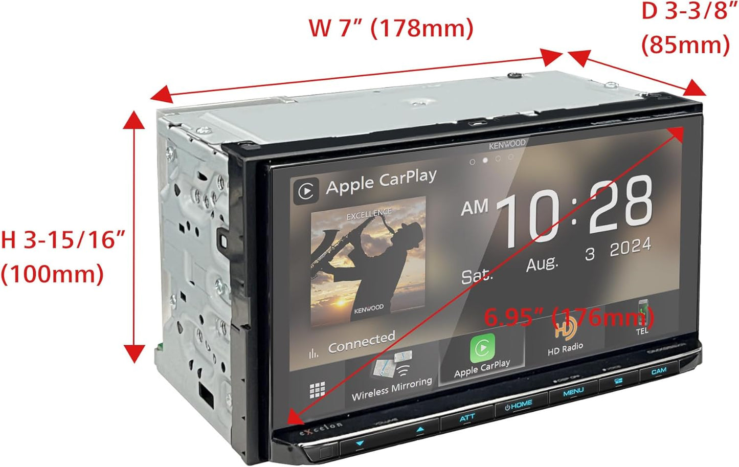 Kenwood Excelon DMX908S Digital Multimedia Receiver - electronicsexpo.com - Car Stereo Receivers