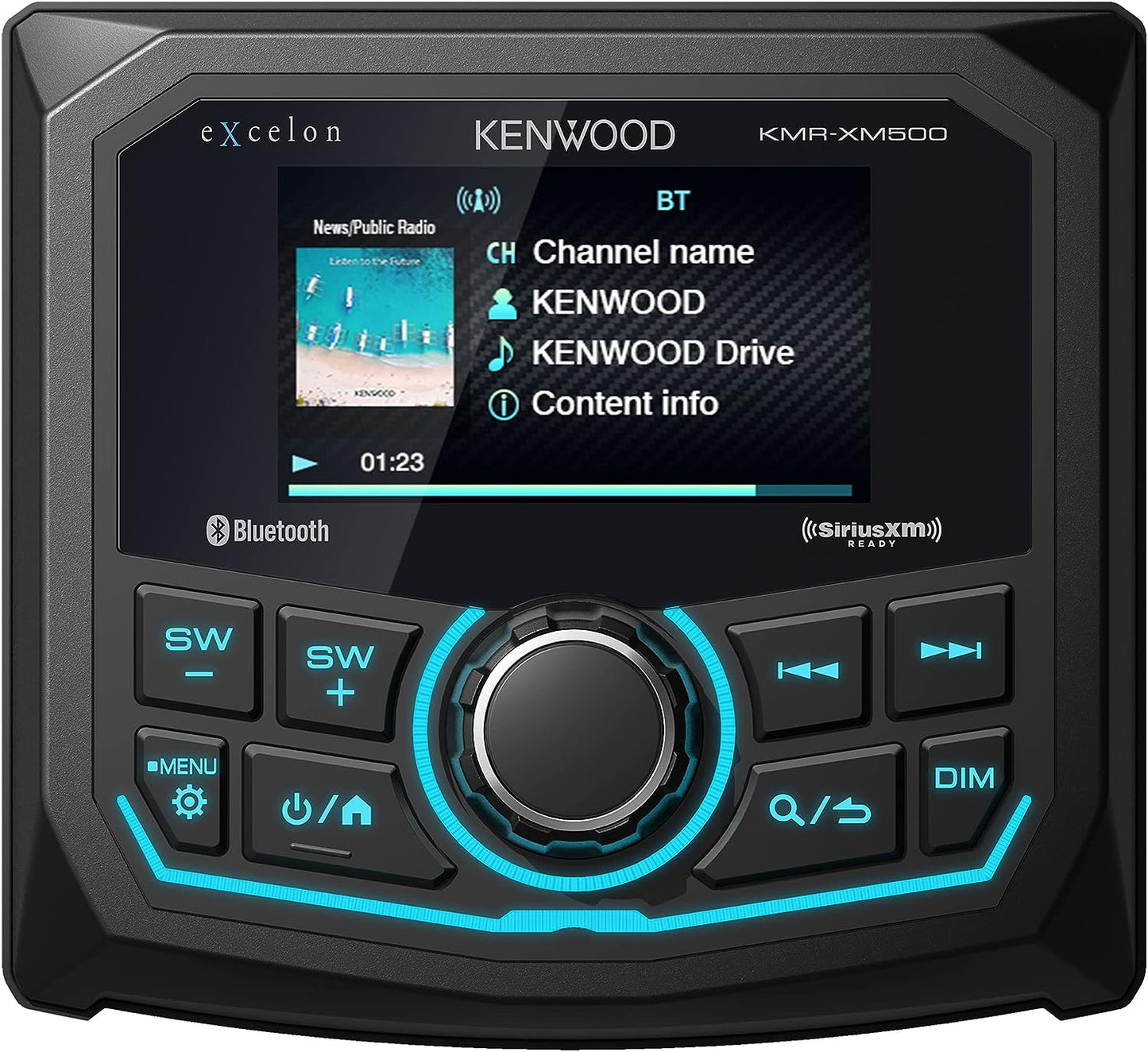 Kenwood Excelon KMR - XM500 Marine Digital Media Receiver (Open Box) - electronicsexpo.com - Marine Audio