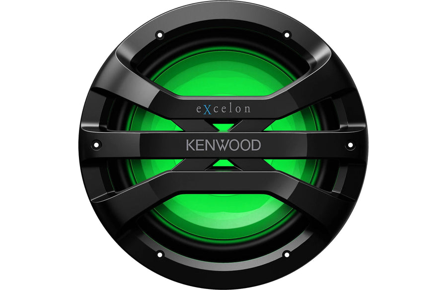 Kenwood Excelon Motorsports XM1041 10" 4 - ohm All - Weather Subwoofer with RBG LED Lighting (Each) - electronicsexpo.com - Marine Subwoofers