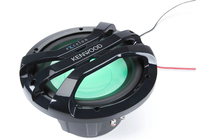 Kenwood Excelon Motorsports XM1041 10" 4 - ohm All - Weather Subwoofer with RBG LED Lighting (Each) - electronicsexpo.com - Marine Subwoofers