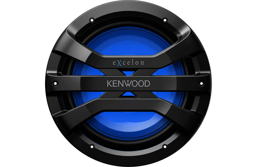 Kenwood Excelon Motorsports XM1041 10" 4 - ohm All - Weather Subwoofer with RBG LED Lighting (Each) - electronicsexpo.com - Marine Subwoofers