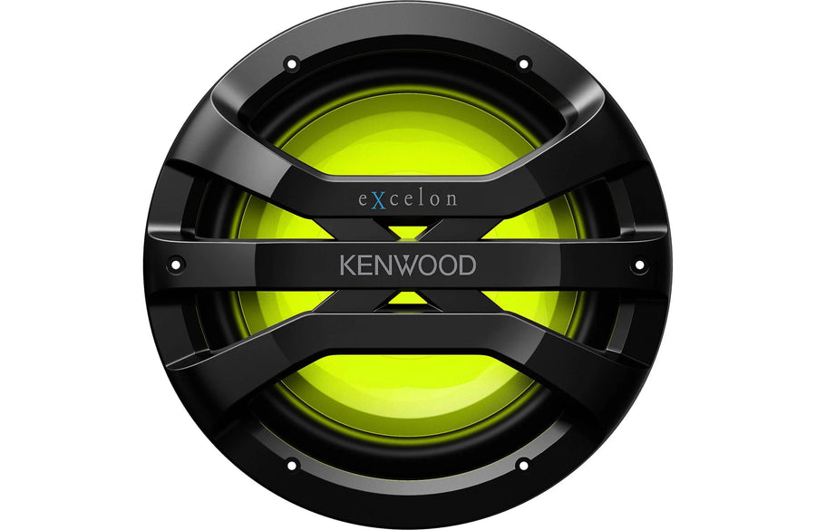 Kenwood Excelon Motorsports XM1041 10" 4 - ohm All - Weather Subwoofer with RBG LED Lighting (Each) - electronicsexpo.com - Marine Subwoofers