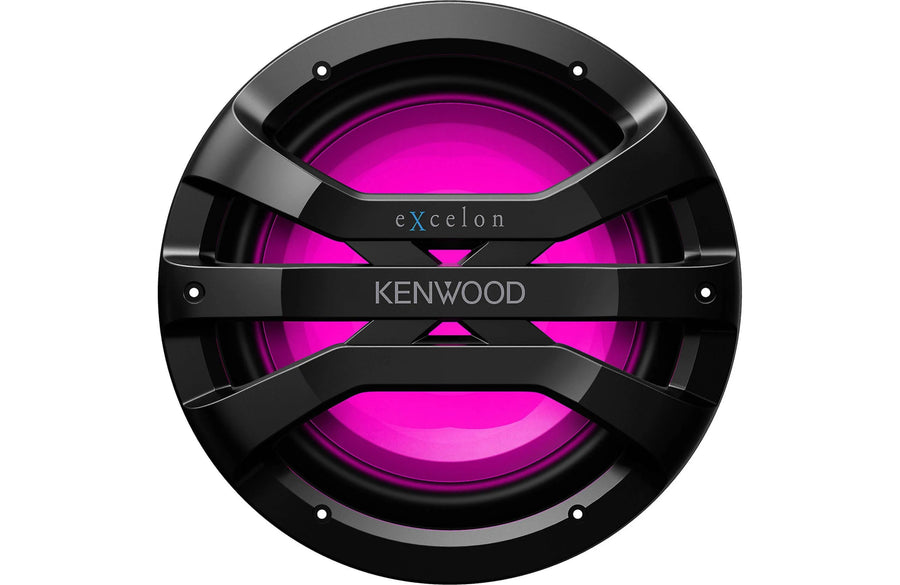 Kenwood Excelon Motorsports XM1041 10" 4 - ohm All - Weather Subwoofer with RBG LED Lighting (Each) - electronicsexpo.com - Marine Subwoofers