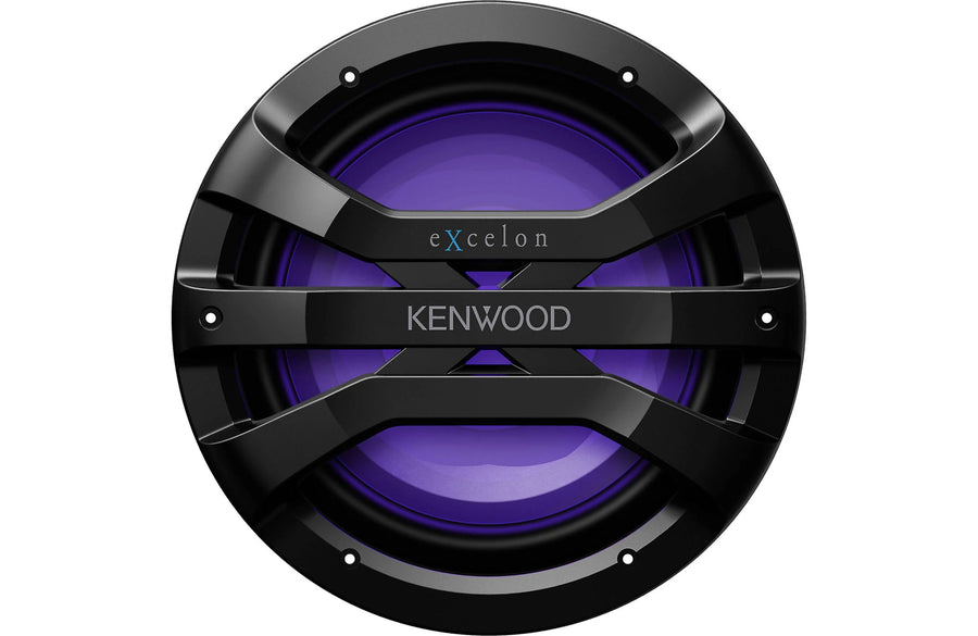 Kenwood Excelon Motorsports XM1041 10" 4 - ohm All - Weather Subwoofer with RBG LED Lighting (Each) - electronicsexpo.com - Marine Subwoofers