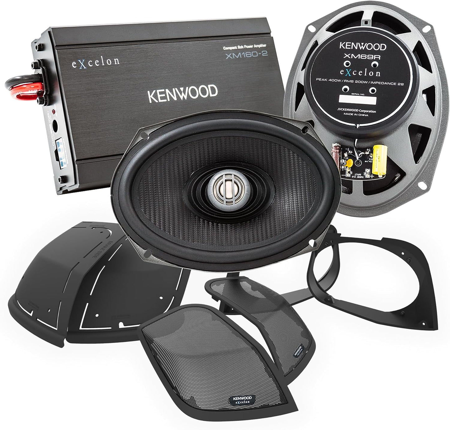 Kenwood Excelon P - HD2R Rear Audio Kit for Select 2014 - Up Harley - Davidson Motorcycles - electronicsexpo.com - Motorcycle + ATV + UTV
