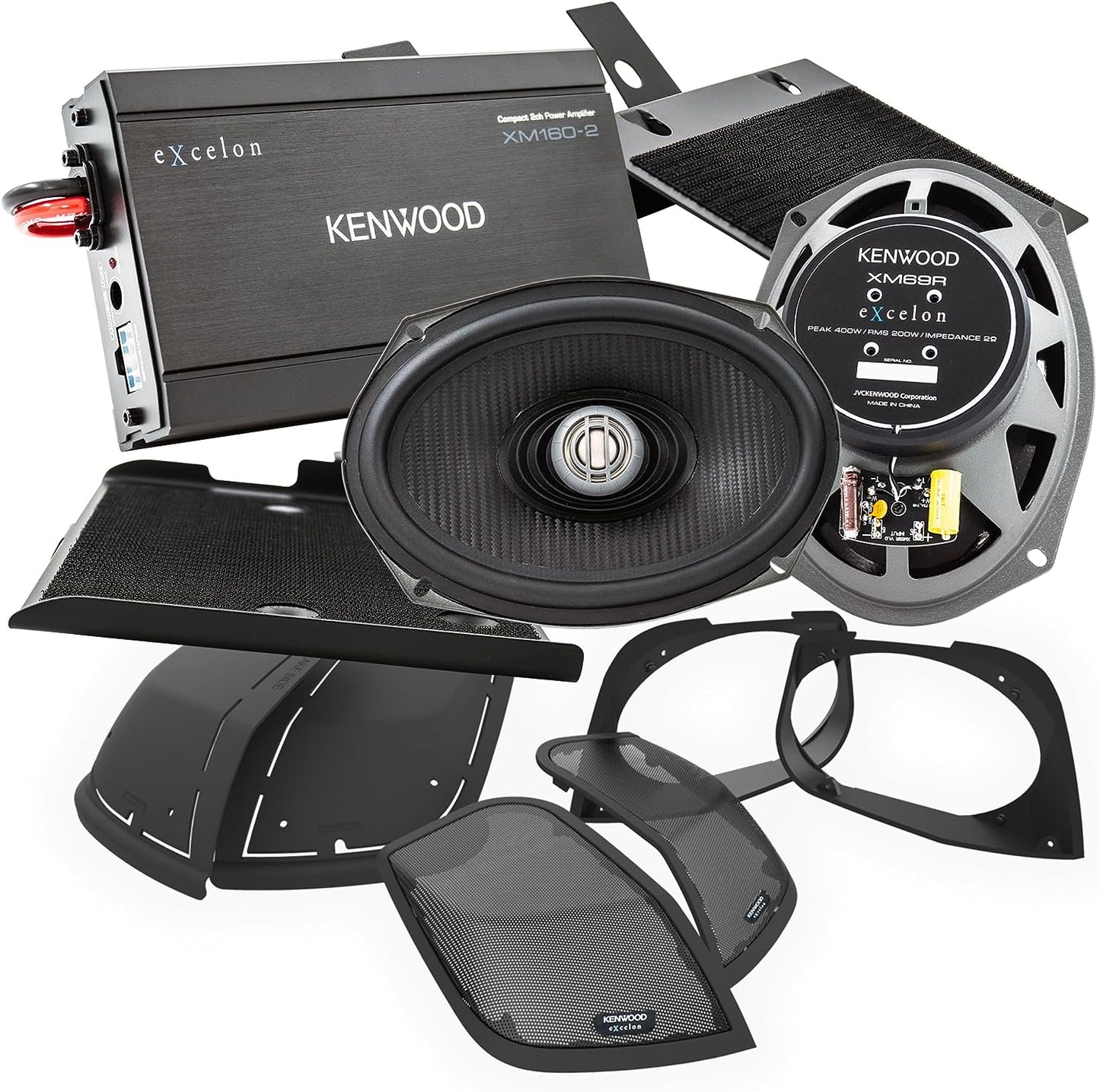 Kenwood Excelon P - HD2R Rear Audio Kit for Select 2014 - Up Harley - Davidson Motorcycles - electronicsexpo.com - Motorcycle + ATV + UTV