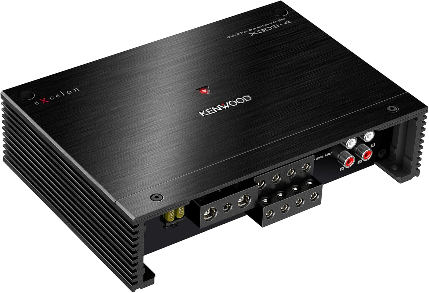 Kenwood Excelon X303 - 4 Class D 4 - Channel Power Amplifier - electronicsexpo.com - Car Amplifiers + Equalizers