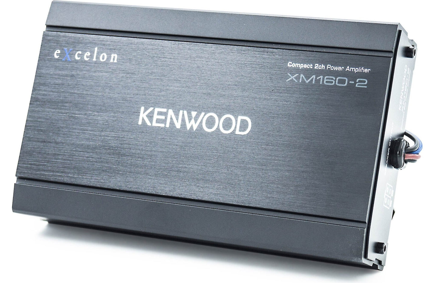 Kenwood Excelon XM160 - 2 - 98 Compact 2 - Channel Amplifier for Select 1998 - 2013 Harley - Davidson Motorcycles — 80 watts RMS x 2 - electronicsexpo.com - Motorcycle + ATV + UTV