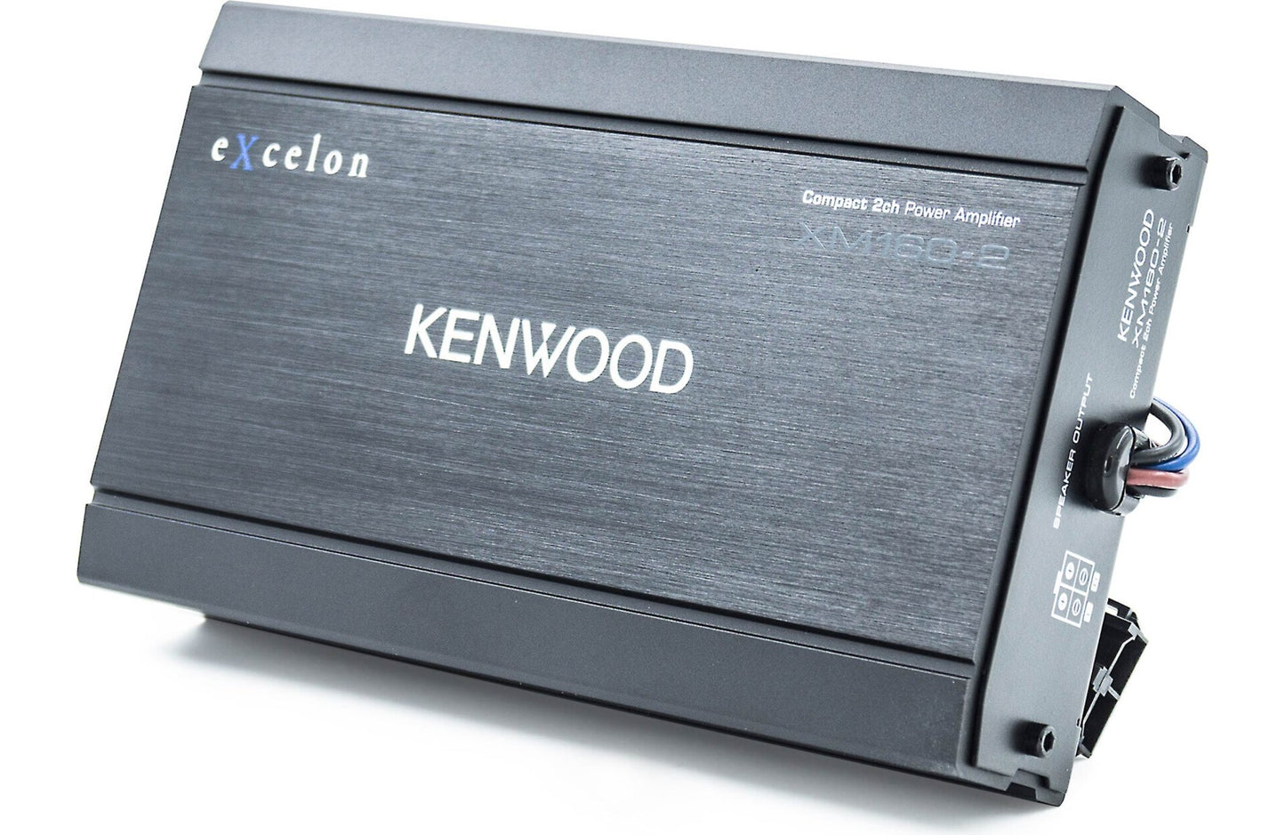 Kenwood Excelon XM160 - 2 - 98 Compact 2 - Channel Amplifier for Select 1998 - 2013 Harley - Davidson Motorcycles — 80 watts RMS x 2 - electronicsexpo.com - Motorcycle + ATV + UTV