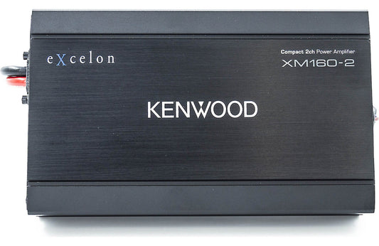 Kenwood Excelon XM160 - 2 - 98 Compact 2 - Channel Amplifier for Select 1998 - 2013 Harley - Davidson Motorcycles — 80 watts RMS x 2 - electronicsexpo.com - Motorcycle + ATV + UTV