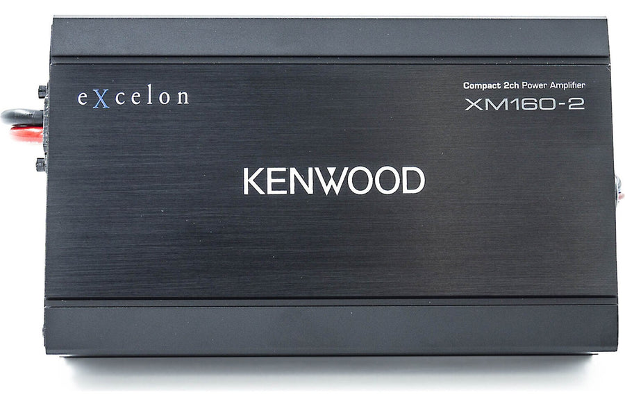 Kenwood Excelon XM160 - 2 - 98 Compact 2 - Channel Amplifier for Select 1998 - 2013 Harley - Davidson Motorcycles — 80 watts RMS x 2 - electronicsexpo.com - Motorcycle + ATV + UTV