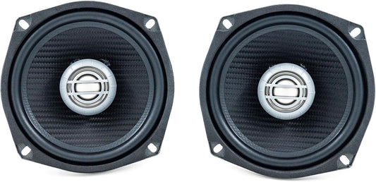 Kenwood Excelon XM50F 5 - 1/4" 2 - Way Front Speakers for Select 1998 - 2013 Harley Davidson Touring Model motorcycles (Pair) - electronicsexpo.com - Motorcycle Speakers