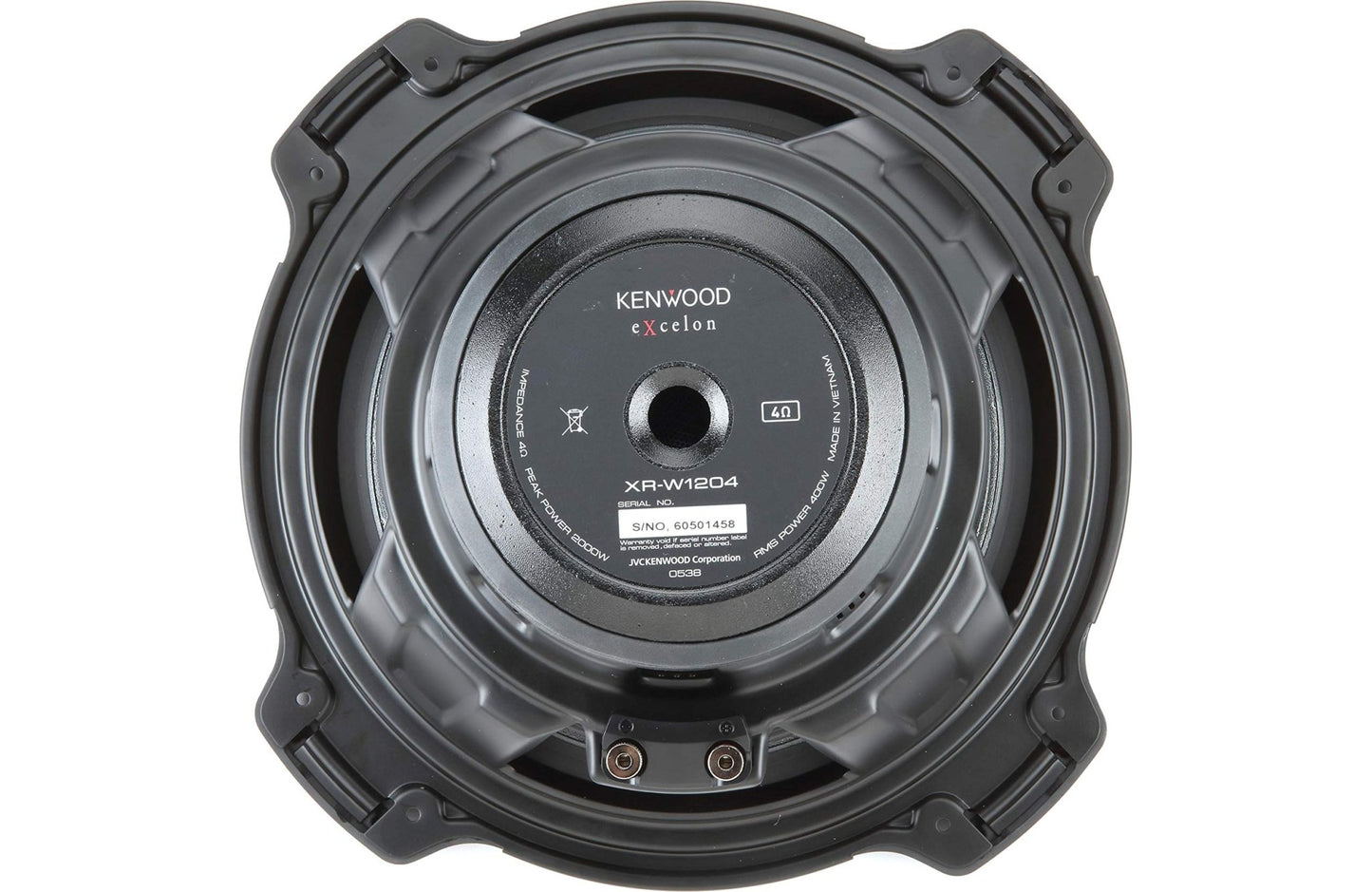 Kenwood Excelon XR - W1204 12" Oversized Subwoofer - electronicsexpo.com - Car Subwoofers