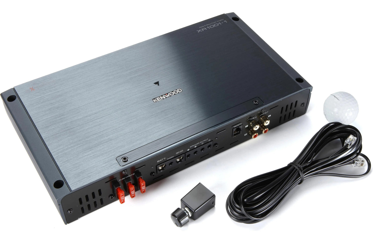 Kenwood Excelon XR1001 - 1 Reference Series Mono Subwoofer Amplifier — 1,000 watts RMS x 1 at 2 ohms - electronicsexpo.com - Car Amplifiers + Equalizers