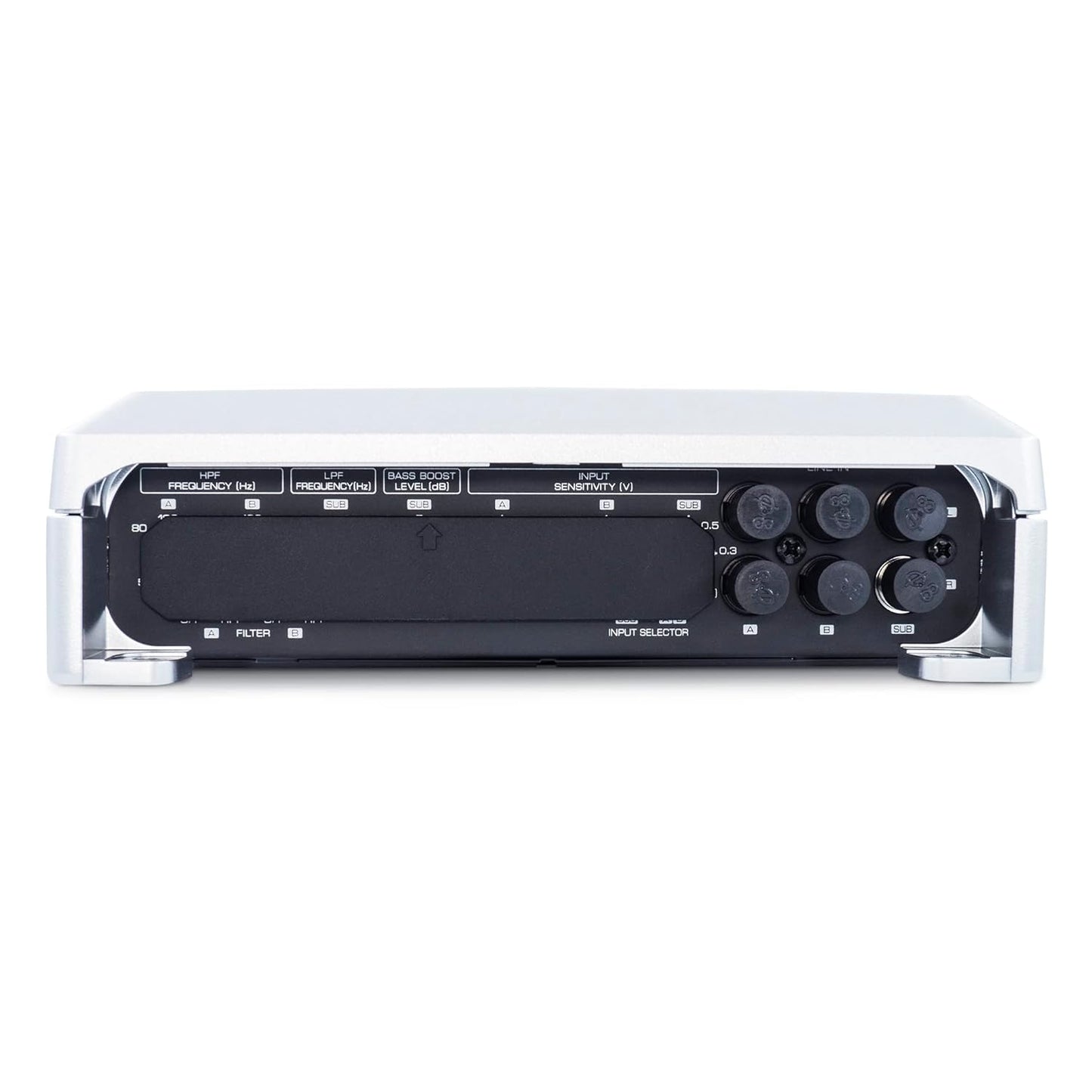 Kenwood KAC - M8005 5 - Channel Marine Amplifier — 50 watts RMS x 4 at 4 ohms + 500 watts RMS x 1 at 2 ohms - electronicsexpo.com - Marine Amplifiers