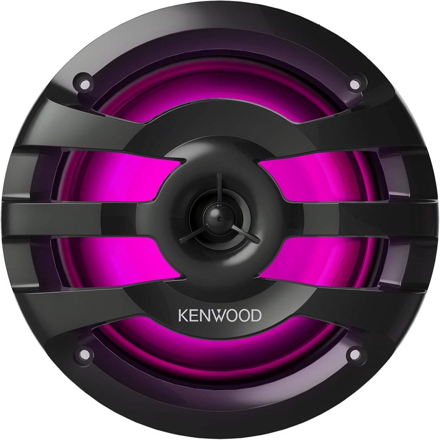 Kenwood KFC - 1673MRBL 6 - 3/4" 2 - Way Marine Speakers with Built - in LED lights (Black) - electronicsexpo.com - Marine Speakers