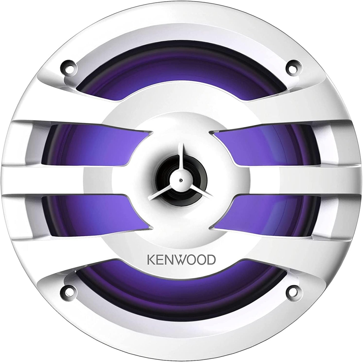 Kenwood KFC - 1673MRBL 6 - 3/4" 2 - Way Marine Speakers With Built - In LED Lights (White) - electronicsexpo.com - Marine Speakers