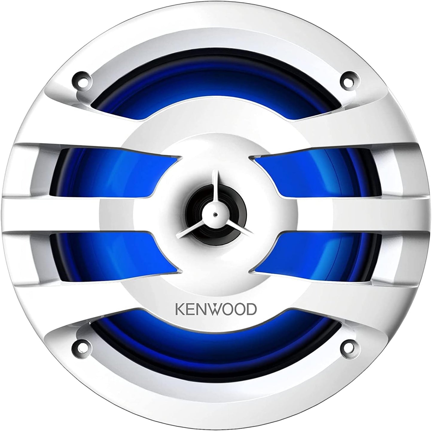 Kenwood KFC - 1673MRBL 6 - 3/4" 2 - Way Marine Speakers With Built - In LED Lights (White) - electronicsexpo.com - Marine Speakers