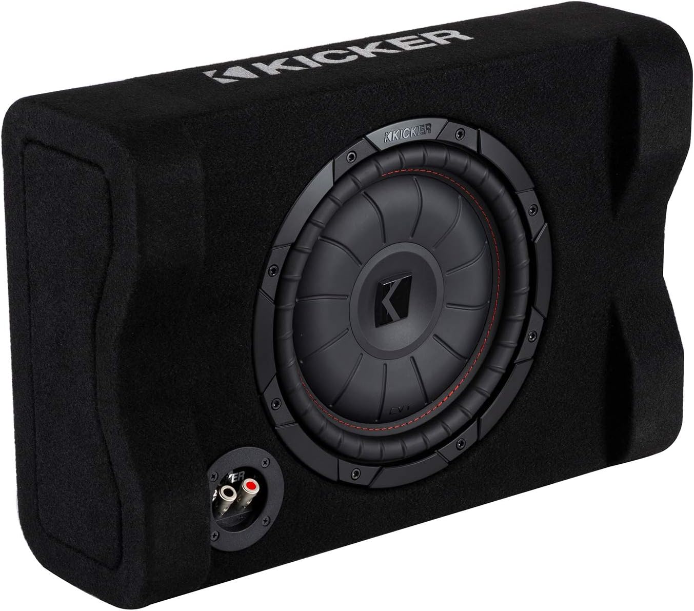 Kicker 48CVTDF102 CVTDF 10" Subwoofer in Down Firing Enclosure - electronicsexpo.com - Car Subwoofers