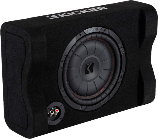 Kicker 48CVTDF102 CVTDF 10" Subwoofer in Down Firing Enclosure - electronicsexpo.com - Car Subwoofers