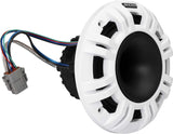 Kicker 48KMXL654 6.5" 4 - Ohm RGB - LED KMXL Horn - Loaded Marine Coaxial Speakers (Pair) - electronicsexpo.com - Marine Speakers