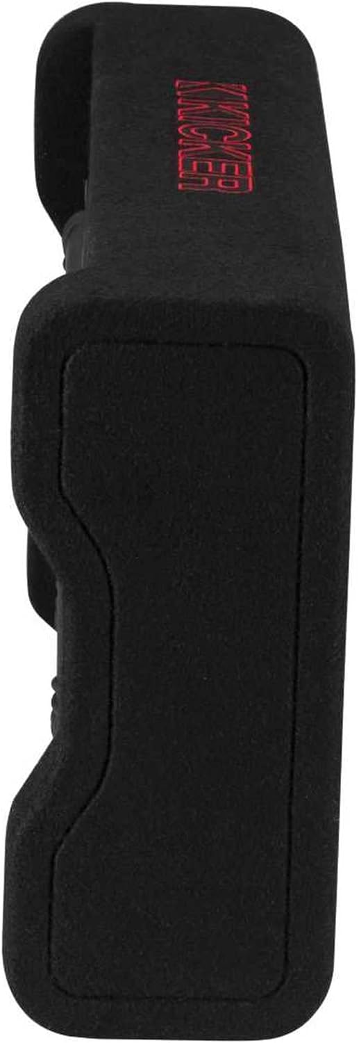 Kicker 49L7TDF102 Sealed Downward - Firing Enclosure with L7T 10" 2 - Ohm Shallow - Mount Square Subwoofer - electronicsexpo.com - Car Subwoofers