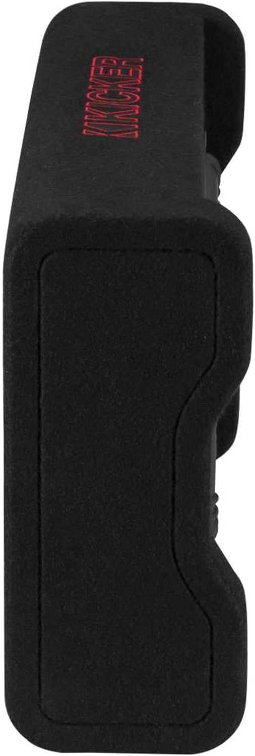 Kicker 49L7TDF102 Sealed Downward - Firing Enclosure with L7T 10" 2 - Ohm Shallow - Mount Square Subwoofer - electronicsexpo.com - Car Subwoofers