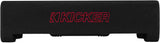 Kicker 49L7TDF122 Sealed Downward - firing Enclosure with L7T 12" Shallow - Mount Square Subwoofer - electronicsexpo.com - Car Subwoofers