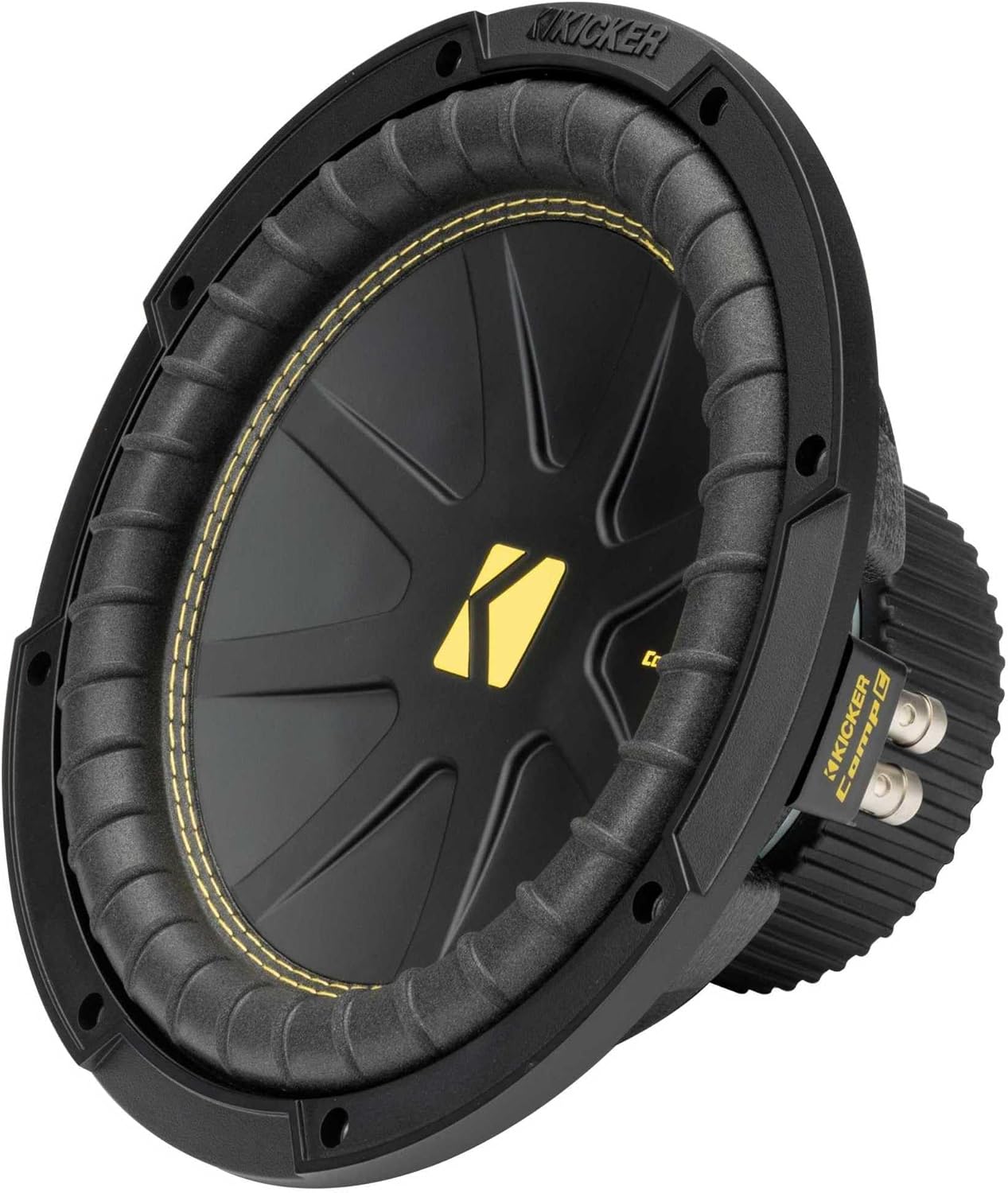 Kicker 50CWCD104 CompC 10" Subwoofer with Dual 4 - Ohm Voice Coils - electronicsexpo.com - Car Subwoofers