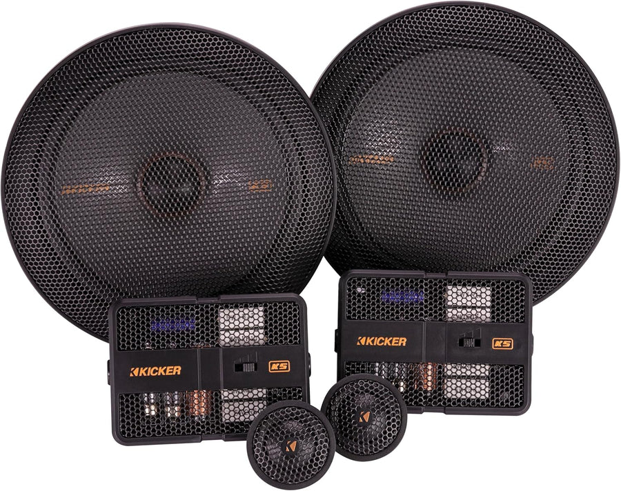 Kicker 51KSS6704 KS - Series 6.75" Component System (Pair) - electronicsexpo.com - Car Speakers
