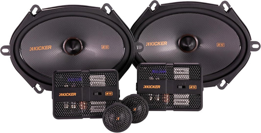Kicker 51KSS6804 KS Series 6"x8" 2 - Way Component Speaker System - electronicsexpo.com - Car Speakers