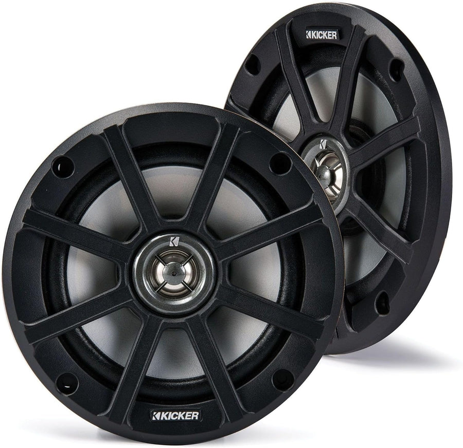 Kicker 51PSC654 6 - 1/2" 2 - Way speakers (4 - ohm) for Use in Motorcycles, Boats, and Off - Road Vehicles - electronicsexpo.com - Marine Speakers
