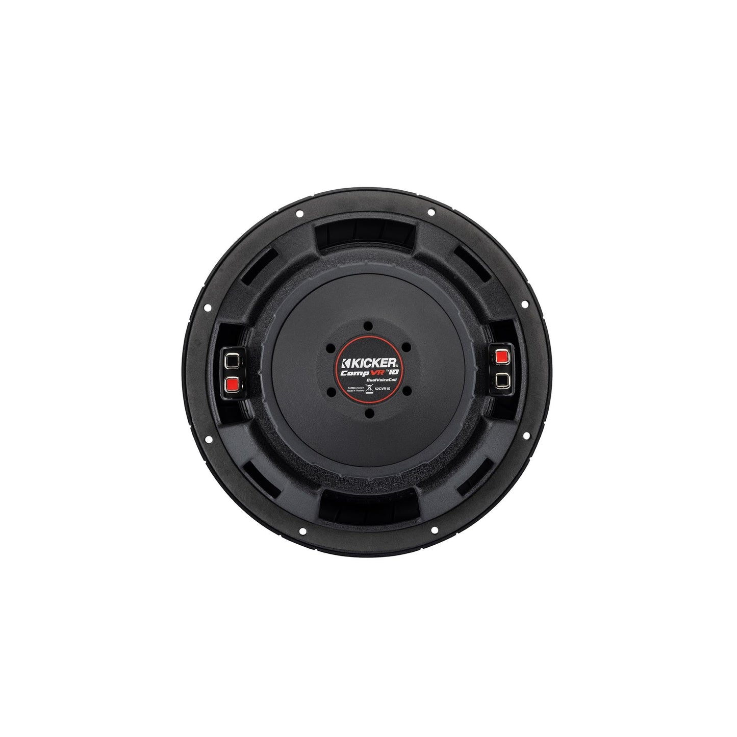 Kicker CompVR 52CVR104 CompVR 10" Subwoofer with Dual 4 - ohm Voice Coils - electronicsexpo.com - Car Subwoofers