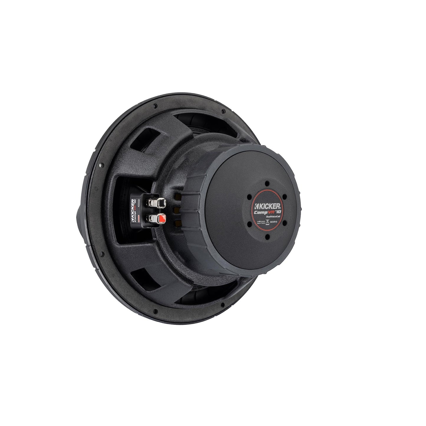 Kicker CompVR 52CVR104 CompVR 10" Subwoofer with Dual 4 - ohm Voice Coils - electronicsexpo.com - Car Subwoofers