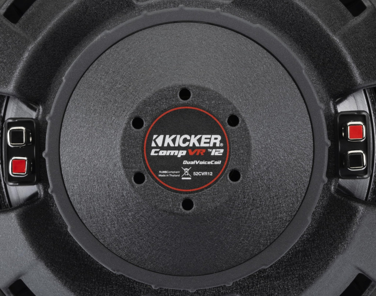 Kicker CompVR 52CVR122 CompVR 12" Subwoofer with Dual 2 - ohm Voice Coils - electronicsexpo.com - Car Subwoofers