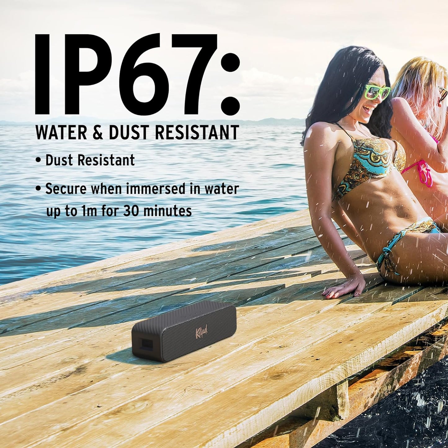Klipsch Detroit Portable Bluetooth Speaker - electronicsexpo.com - Bluetooth Speakers