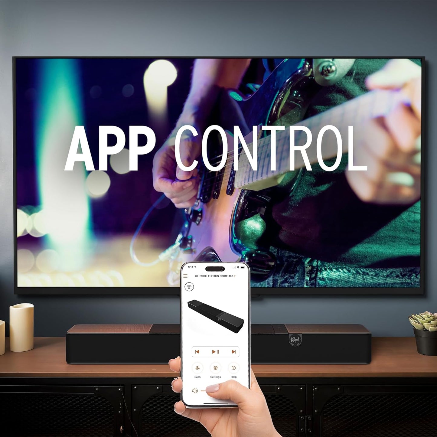 Klipsch Flexus CORE 200 Powered 3.1.2 - Channel Dolby Atmos Sound Bar with Bluetooth - electronicsexpo.com - Soundbars