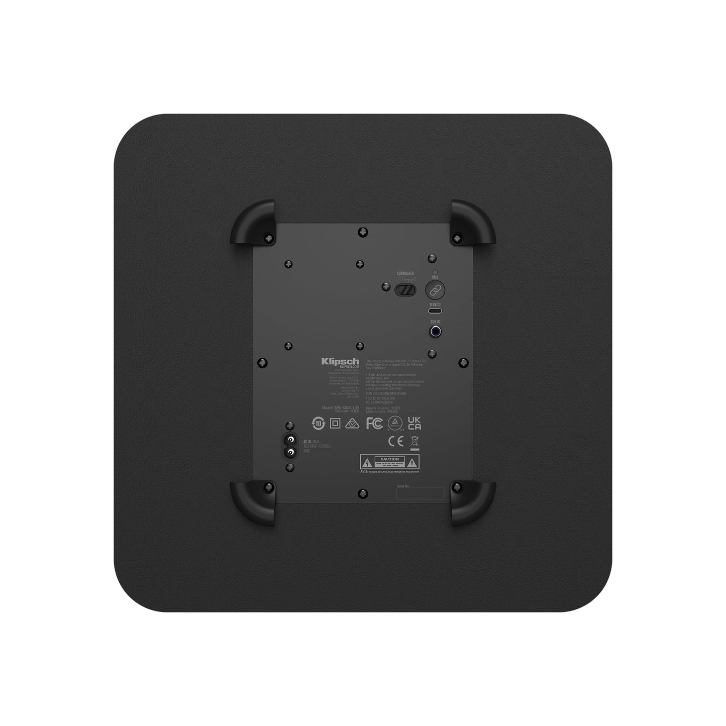 Klipsch Flexus SUB 200 12" Wireless Subwoofer for Use Only Flexus Sound Bars - electronicsexpo.com - Subwoofers