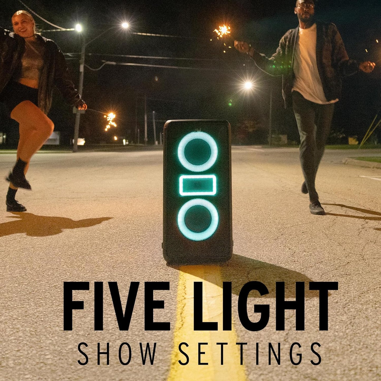 Klipsch Miami Portable Bluetooth Speaker with Lights and Wired Microphone - electronicsexpo.com - Bluetooth Speakers