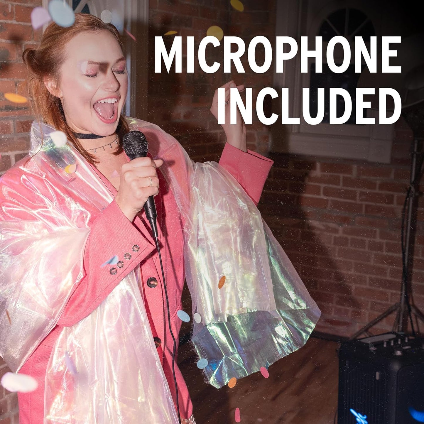 Klipsch Miami Portable Bluetooth Speaker with Lights and Wired Microphone - electronicsexpo.com - Bluetooth Speakers