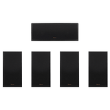 Klipsch R-51M Bookshelf Speakers (2 Pairs) with R-52C Center Channel Speaker (Bundle) - electronicsexpo.com-Home Theater Systems & Packages