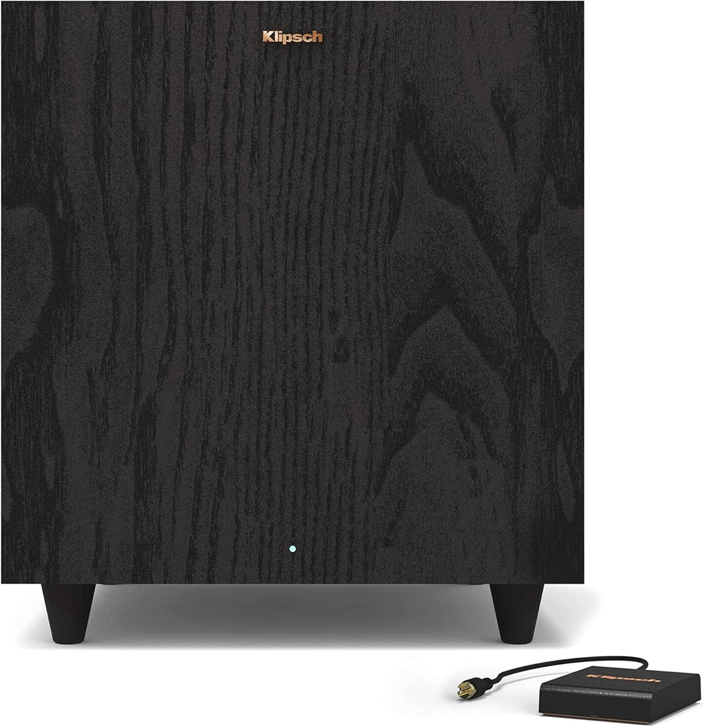 Klipsch The Sevens Heritage Inspired Powered Speakers (Walnut) and R - 80SWi 8" Wireless Subwoofer (Black) - Powerful 2.1 Audio System (Bundle) - electronicsexpo.com - Powered Speakers