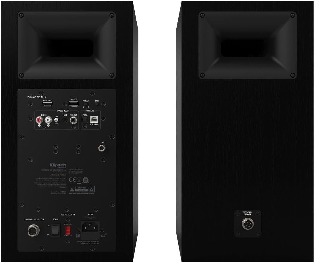 Klipsch The Sevens Powered Stereo Speakers with Bluetooth and HDMI (Pair) - electronicsexpo.com - Powered Speakers