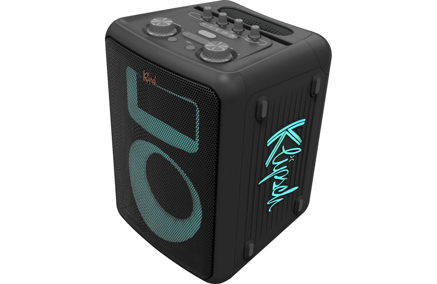 Klipsch Vegas Portable Bluetooth Speaker with Lights and Wired Microphone - electronicsexpo.com - Bluetooth Speakers