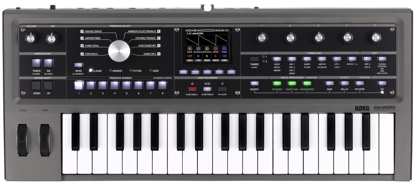 Korg MicroKORG2 37 - Key Virtual Analog Synthesizer and Vocoder - electronicsexpo.com - Misc