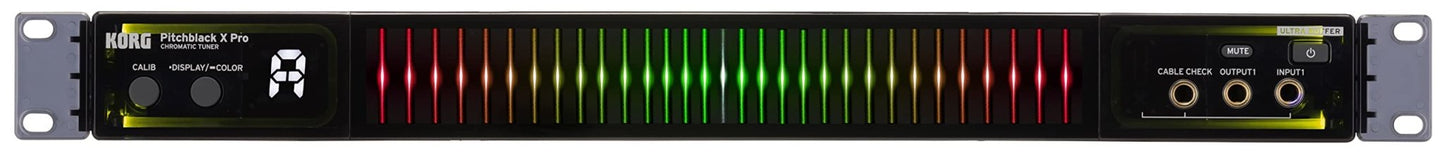 Korg Pitchblack X Pro Chromatic Rack - Mount Tuner (PBXPRO) - electronicsexpo.com - Guitar Pedals & Effects